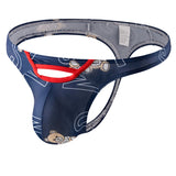 Teddy Bear Thong Modern Undies Navy Blue 26-29in (66-75cm)