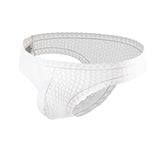Regal Frilled Thong Modern Undies White 27-30in (66-77cm)