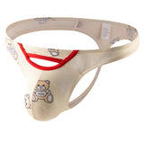 Teddy Bear Thong Modern Undies Yellow 26-29in (66-75cm)