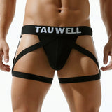X Garter G-String Modern Undies Black 27-30in (70-76cm)