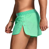 Snap Button Mesh Shorts Modern Undies Green 28-30in (73-79cm)