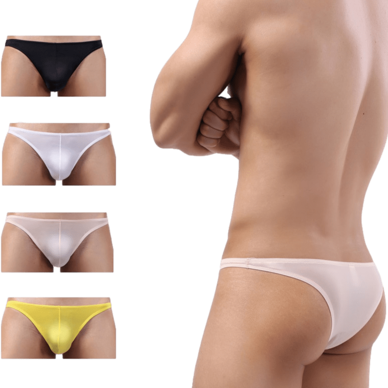 4 Pack Nude Slip V Bikini Modern Undies