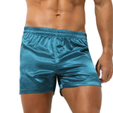 Silky Lounge Shorts Modern Undies Blue 27-30in (68-74cm)