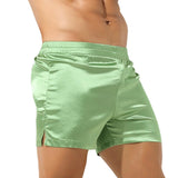 Silky Lounge Shorts Modern Undies Green 27-30in (68-74cm)