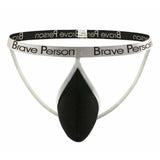Brave String Jockstrap Modern Undies Black 27-30in (67-74cm)