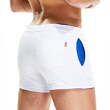Contrast Lounge Shorts Modern Undies White 27-29in (68-76cm)