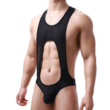 Exposed Singlet Jock Modern Undies black 26-29in (66-73cm)