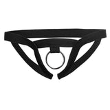 Sexy Ring Jockstrap Modern Undies Black One Size