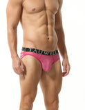 Sheer Webbed Thong Modern Undies Pink 28-30in (73-79cm) 