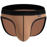 Essential Ribbed Briefs Modern Undies Coffee 39-42in (98-104cm) 