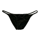 Ultra-Thin Mini String Bikini Modern Undies Black 26-29in (68-74cm) 