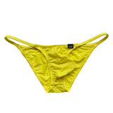 Ultra-Thin Mini String Bikini Modern Undies Yellow 26-29in (68-74cm) 