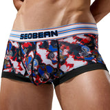 Far-out Pouched Camo Trunks Modern Undies Blue 27-30in (70-76cm) 