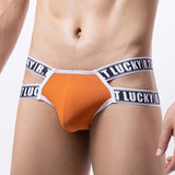 Lucky Dual Strap Thong Modern Undies Orange 26-29in (66-73cm) 