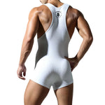 Ribbed Body Suit Modern Undies White 28-30in (73-80cm) 