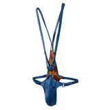 Stud Harness Thong Modern Undies Blue One Size 
