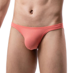 Ribbed Bikini Briefs Modern Undies Orange 26-29in (66-74cm) 