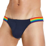 Rainbow Mesh Bikini Modern Undies Navy 28-30in (73-80cm) 