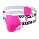 Lucky Dual Strap Thong Modern Undies Neon Pink 26-29in (66-73cm) 