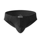 Ribbed Pocket Briefs Modern Undies Black 27-30in (68-78cm) 