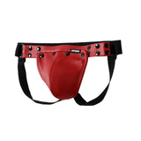 Stud Jockstrap Modern Undies Red One Size 