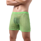 Nightlife Fishnet Shorts Modern Undies Green 27-29in (69-74cm) 