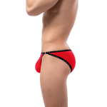 Organic Pouched Bikini Modern Undies Red 27-30in (68-77cm) 