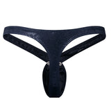 Snakeskin Button Thong Modern Undies   