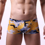 4 Pack Thrive Camo Trunks Modern Undies Yellow 27-30in (68-78cm) 4pcs