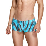 Pouched Striped Boxers Modern Undies Cyan 28-30in (72-78cm) 
