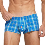 Pouched Plaid Boxers Modern Undies   