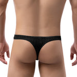 Regal Textured Thong Modern Undies Black 27-30in (66-77cm) 