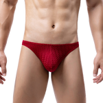 4 Pack Regal Textured Thong Modern Undies Red 27-30in (66-77cm) 