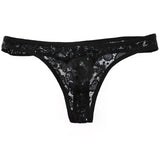 Floral Lace Thong Modern Undies   