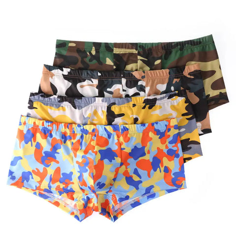 4 Pack Thrive Camo Trunks Modern Undies Mix 27-30in (68-78cm) 4pcs