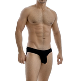 Essential Ribbed Briefs Modern Undies Black 26-29in (66-74cm) 