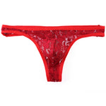 Floral Lace Thong Modern Undies   