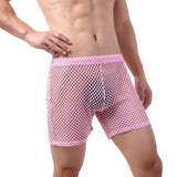 Nightlife Fishnet Shorts Modern Undies Pink 27-29in (69-74cm) 