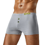 Buttoned Lounge Boxers Modern Undies Gray 36-38in (93-97cm) 