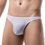 Discreet Mesh Thong Modern Undies White 26-29in (66-73cm) 
