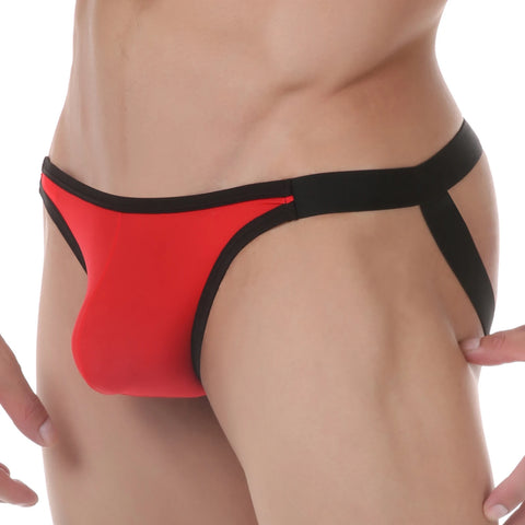 Freestyle Jockstrap Modern Undies Red & Black 27-29in (68-74cm) 