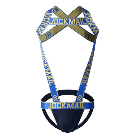 Darkroom Harness Jock Modern Undies Blue 28-30in (70-78cm) 