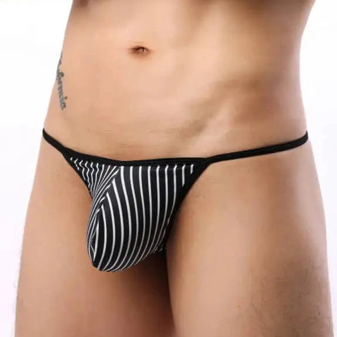 Striped Micro G-String Modern Undies   