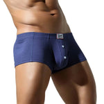 Ribbed Pouch Trunks Modern Undies Dark Blue 27-30in (70-76cm) 