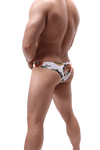 4 Pack Silky Graphic Slim Briefs Modern Undies Spring 26-30in (66-75cm) 4pcs
