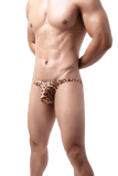 4 Pack Rainbow Leopard Bikini Briefs Modern Undies Gold 26-29in (66-75cm) 4pcs
