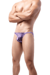 Rainbow Leopard Bikini Briefs Modern Undies Purple 26-29in (66-75cm) 