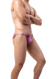 4 Pack Rainbow Leopard Bikini Briefs Modern Undies Pink 26-29in (66-75cm) 4pcs