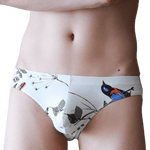 Fun Pop Bikini Briefs Modern Undies White 26-29in (66-75cm) 