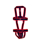 Dominator Body Harness Modern Undies Red 28-30in (71-78cm) 